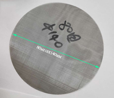 80mesh 40mesh Dia 140mm Extrusion Screens For Sieving In Plastics Or Filters