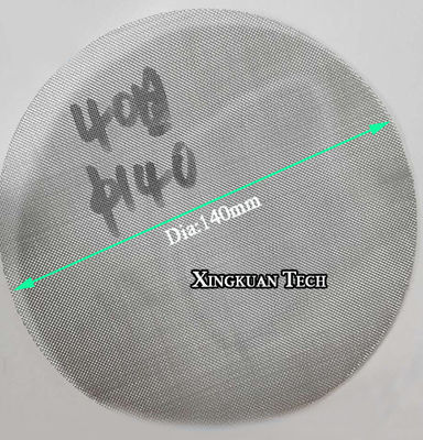 80mesh 40mesh Dia 140mm Extrusion Screens For Sieving In Plastics Or Filters