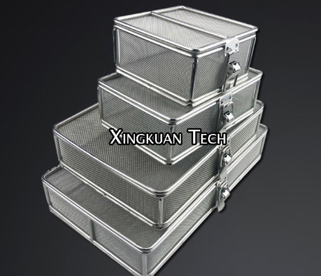 Roestvrij staal 304 Precisie die Tray With Locked Cover For-het Ziekenhuis schoonmaken
