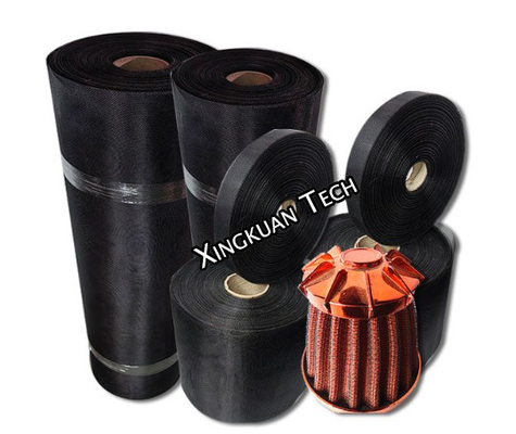 0.1 - 0.3mm de Media van Mesh For Industrial Air Filter van de Diameter Epoxy Met een laag bedekte Draad Steun