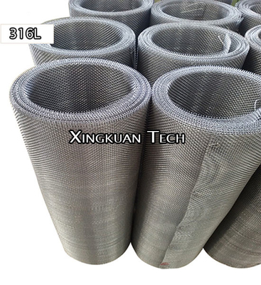 1 - 24 Mesh Roestvrij staal 316L Krimpdraad Mesh Roll met een mooie verpakking