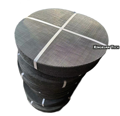 270 mm Dia 60meshx0.19 mm Draadnet Filter schijven voor de productie van PP-materiaal