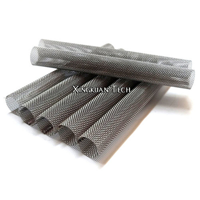 Het Gebruik van de het Micronfiltratie van Mesh Filter Screen Tube For van de roestvrij staaldraad