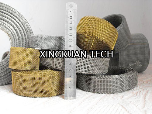 2cm de 1m Geweven engte van Staalmesh screen super met gesloten rand