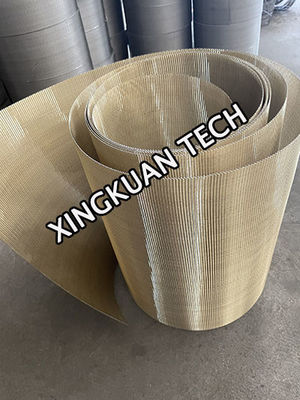 0.308mx50m Messing Kleur Continu Belt Filter Voor Plastic En Rubber Extrusie