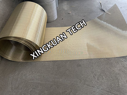 80m Koperbeklede Stalen Auto-zeefband voor Extrusie en Granulatie ( RDW )