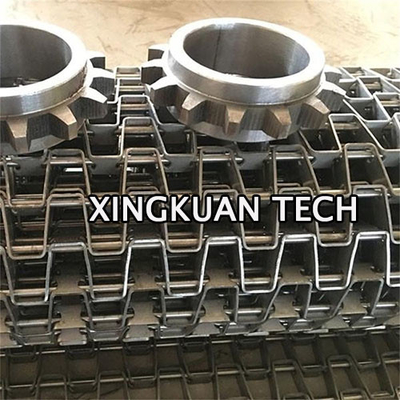 Vlakke Transportbanddraad Mesh Carbon Steel Stainless Steel voor Transportbandmachine