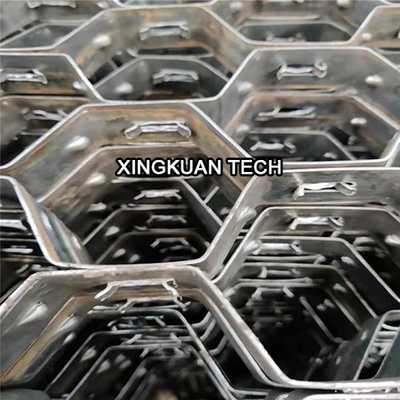 2.5X25mmX50mm Hexagonaal Mesh Wire Low Koolstofstaalh type voor Vuurvaste Voering