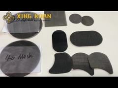 Plain Steel/Balck wire/Iron wire mesh screen disc voor kunststofproducties