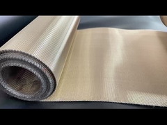 Hoogkoolstofstaal met messinggecoate (gouden kleur) omgekeerde Nederlandse gaasnetten voor kunststof